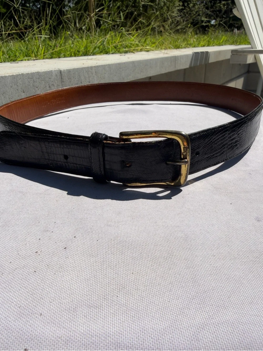 Vintage Ralph Lauren Genuine Lizard Belt Men’s/Unisex Size 36